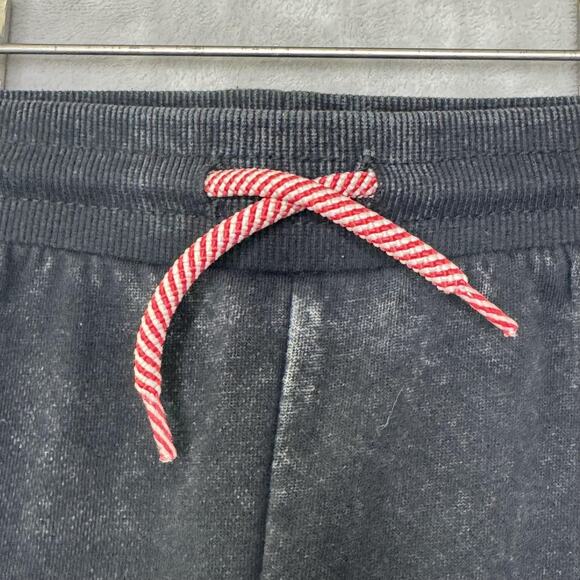 Rolling Stones Pants Youth 3T Black Cargo Joggers Red Drawstring Rock Band Kids - Picture 3 of 6